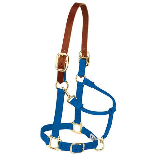 Weaver Leather Breakaway Original Adjustable Chin And Throat Snap Halter Average Blue 1