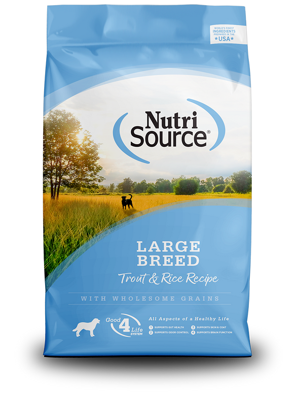 NutriSource® Large Breed Trout & Rice Recipe Dog Food