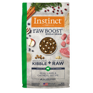Instinct Raw Boost Puppy Whole Grain Real Lamb & Oatmeal Recipe Natural Dry Dog Food