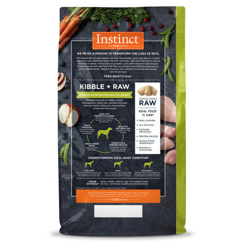 Nature's Variety Instinct Raw Boost Healthy Weight Chicken Rexipe Dry Dog Food