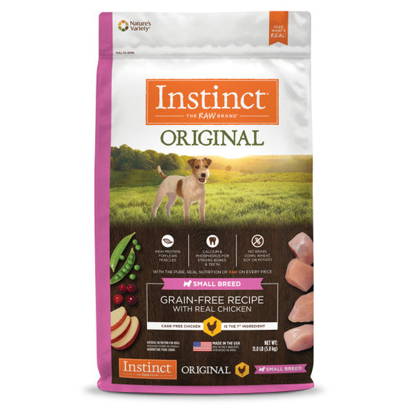 Nature's Variety Instinct Original Small Breed Chicken Dry Dog Food