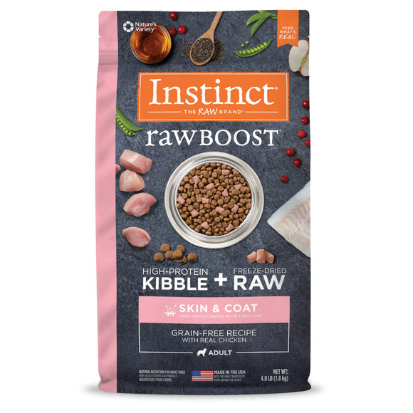 Nature's Variety Instinct Raw Boost Skin & Coat Health Chicken Recipe Dry Dog Food