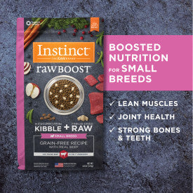 Nature's Variety Instinct Raw Boost Small Breed Beef Recipe Dry Dog Food