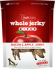 Fruitables Whole Jerky Bites Bacon & Apple Dog Treats