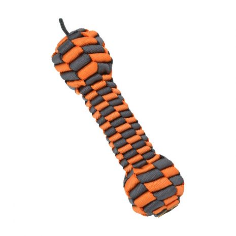 Tall Tails Orange Braided Bone Toy