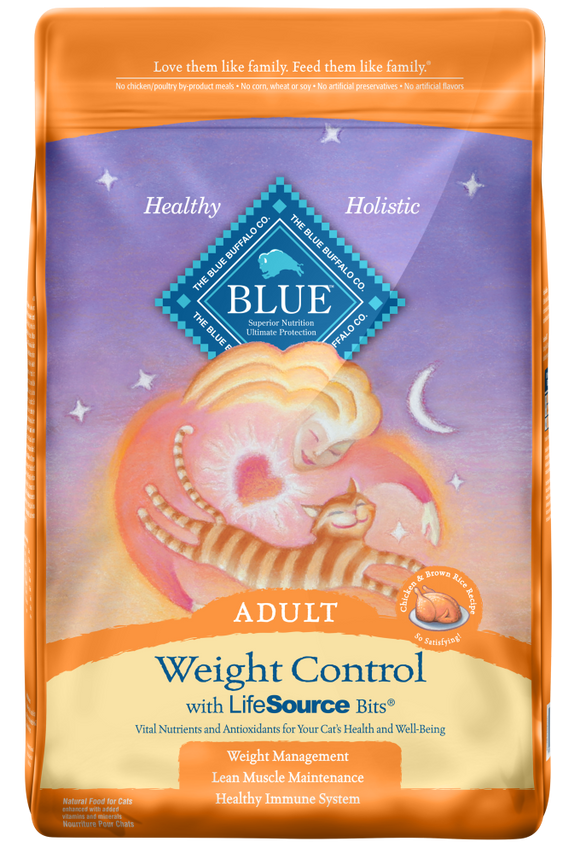 Blue Buffalo Weight Control Chicken & Brown Rice Recipe Adult Dry Cat Food