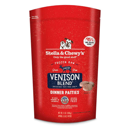 Stella & Chewy's Venison Blend Frozen Raw Patties Dog Food