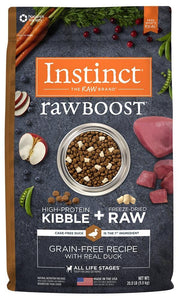 Nature's Variety Instinct Raw Boost Grain Free Recipe with Real Duck Natural Dry Dog Food