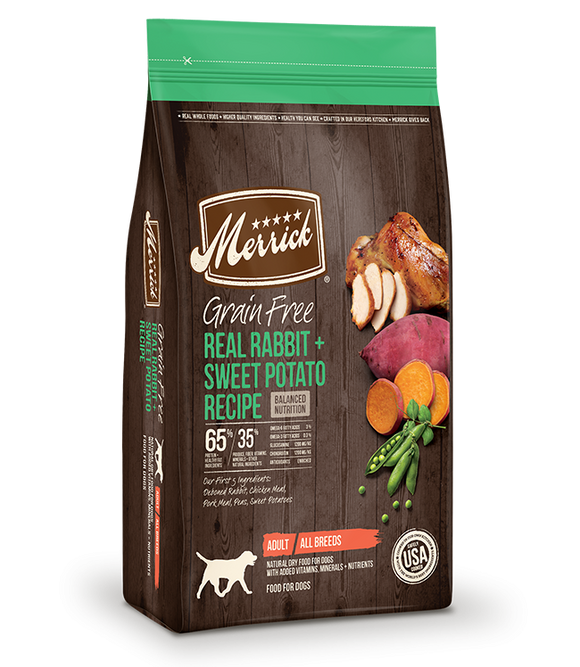 Merrick Grain Free Rabbit & Sweet Potato Recipe Dry Dog Food