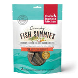 The Honest Kitchen Crunchy Fish Sammies Cod Stuffed with Carrots & Apples Natural Dog Treats