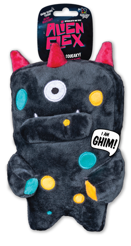 Spunky Pup Alien Flex Plush Toy Ghim