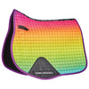 WEATHERBEETA PRIME OMBRE ALL PURPOSE SADDLE PAD RAINBOW DREAM FULL