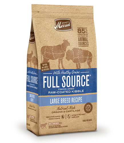 Merrick Full Source with Healthy Grains Raw-Coated Kibble Large Breed Recipe Dry Dog Food