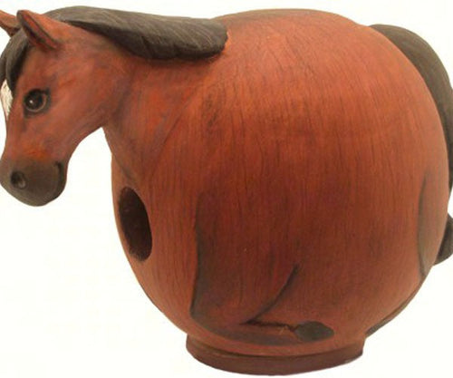 Songbird Essentials Brown Horse Gord-O Bird House