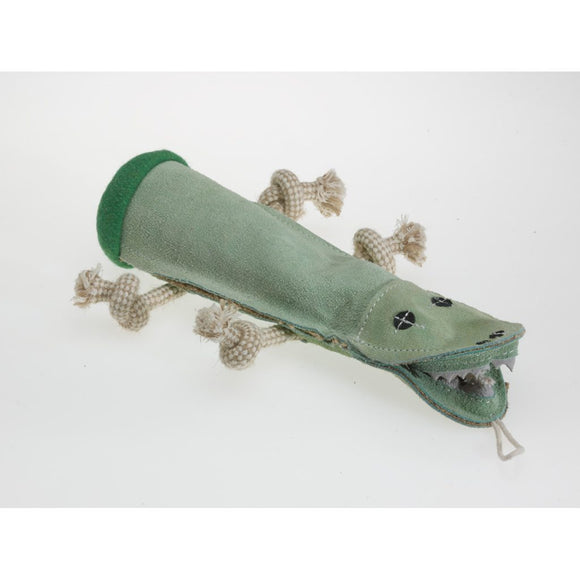 Aussie Naturals Krinkle Alligator Dog Toy