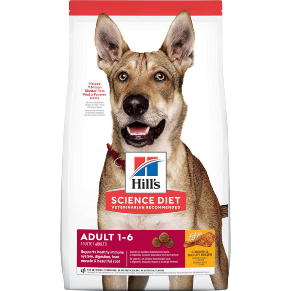 Hill's® Science Diet® Adult Chicken & Barley Recipe Dog Food